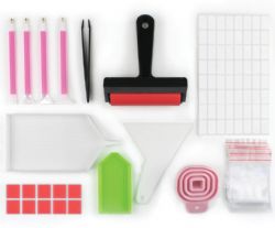 DIAMOND DOTZ CAMELOT - ENSEMBLE DE 11 OUTILS DE PEINTURE POUR PEINTURE DIAMANT